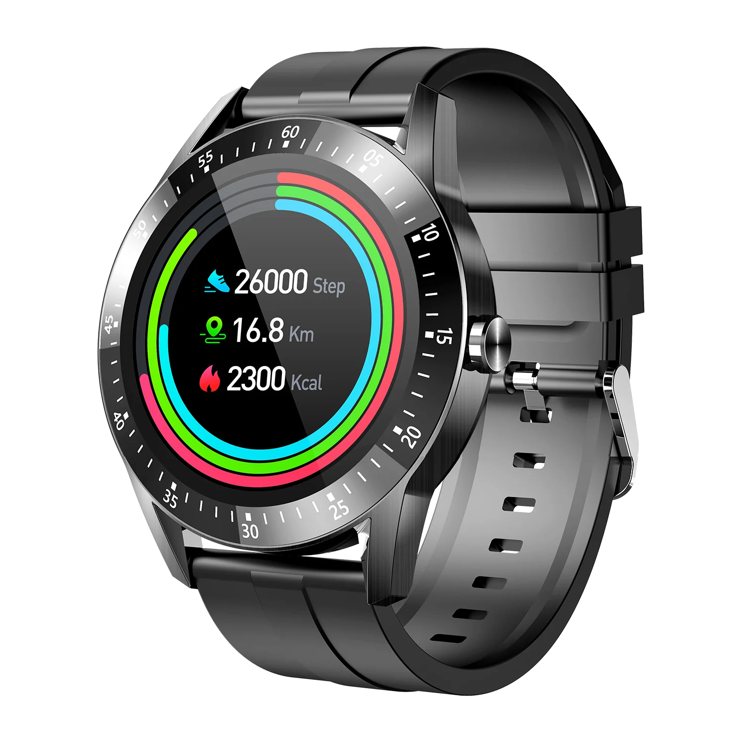 

2021 Newest 1.28" IPS TFT smart band heart rate blood pressure blood oxygen monitor smart watch bracelet