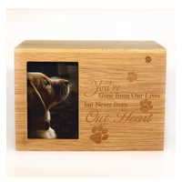 

High quality cremation urns for ashes pet memorial keepsake urns photo box for dogs