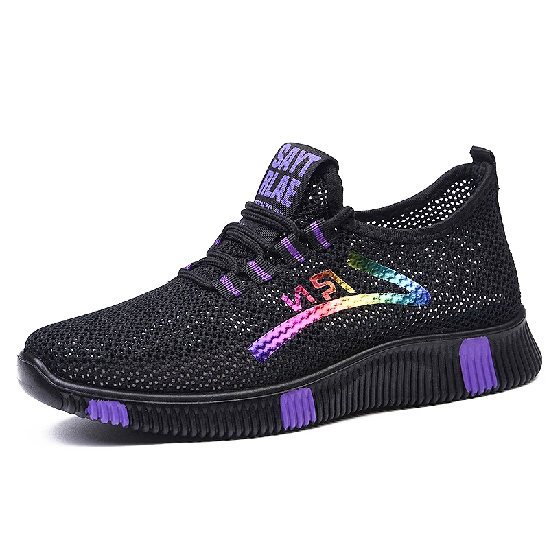 

Woman Canvas Shoes Trendy Wear-Resisting Breathable Casual And Comfortable Shoes Cheap Yanshi, Black,purple