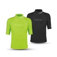 

new product short sleeve anti-UV protective men lycra rash guard surf shirt