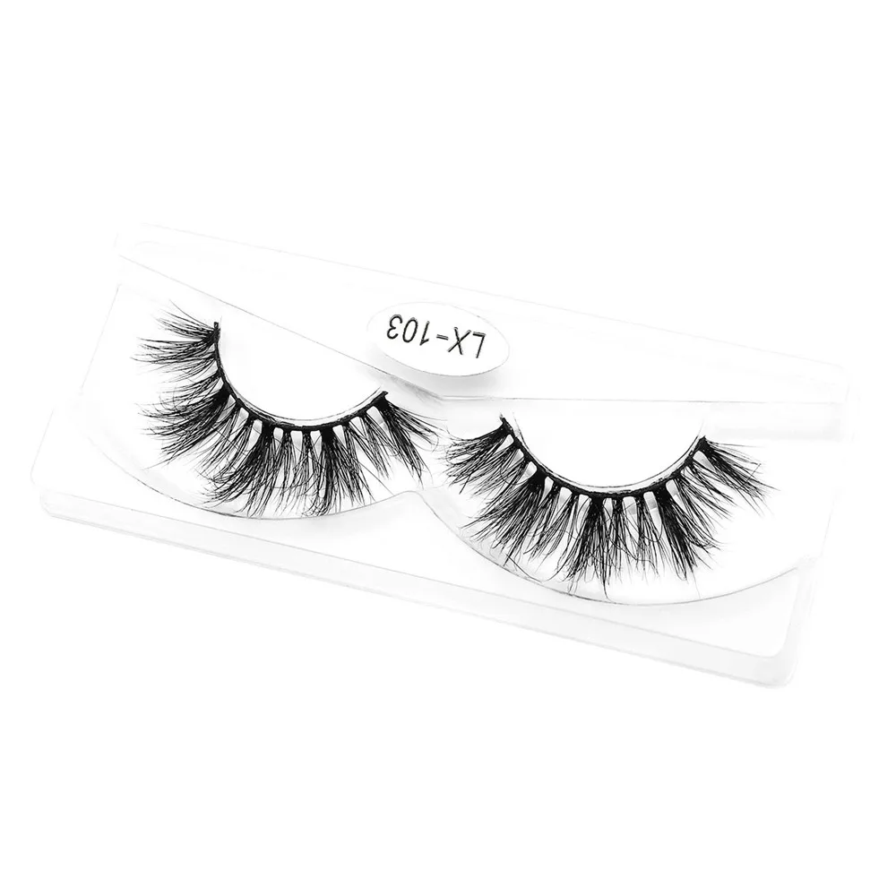 

Free sample factory wholesale 3d strip lash false fake eyelashes real mink hair lash handmade eye lashes, Picture shows