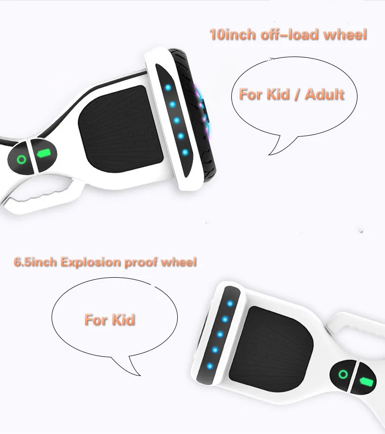 

2021 Hot Sale New Model Design Portable 250w CE Wholesale Manufacture Balance Electric Scooter Kid Scooter E-scooter for Kids, Black/white