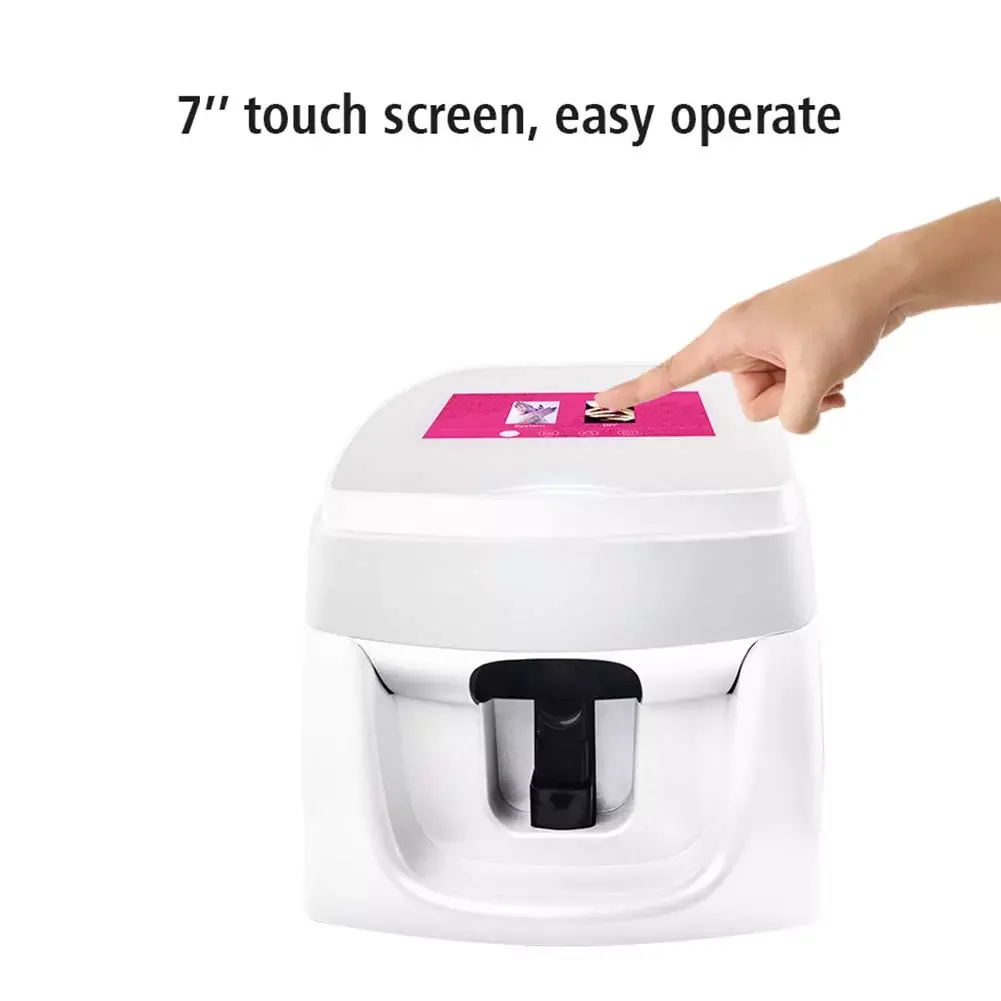 Chất lượng cao cầm tay 3d mini máy in móng tay nghệ thuật kỹ thuật số máy in móng tay máy in móng tay tự động