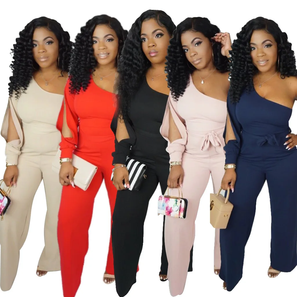 

Womens Fall Jumpsuits One Piece Design Backless Jumpsuit Rompers, Picture