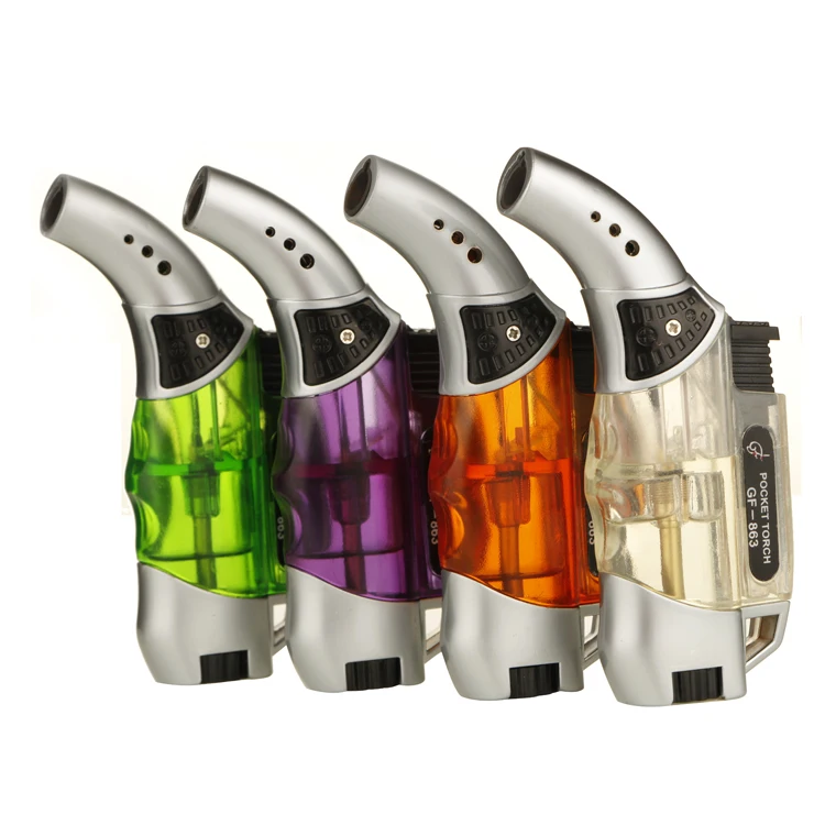 

GF863 custom candle mini bbq classic fashionable encendedor de gas soplete fancy lighter, Mixed