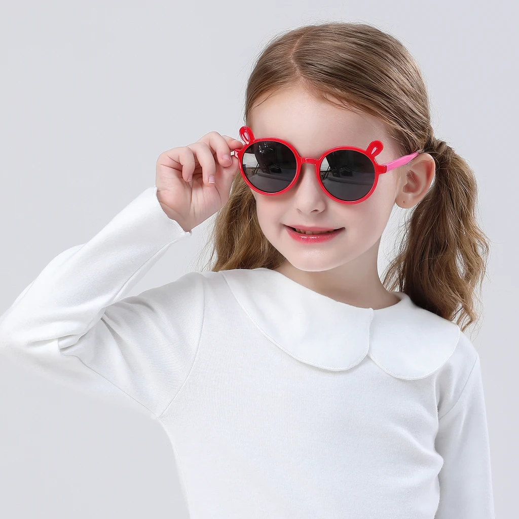

UK Canada Funny Cute Kids Sunglasses 5 Colors for Boys and Girls