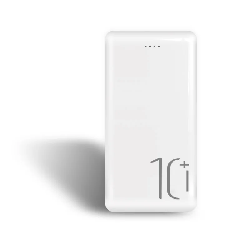 

High Quality Mini 10000mah power banks 10000mah emergency portable power bank battery, White