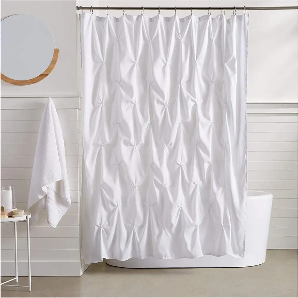 

Waterproof Ruffle bathroom Shower Curtain