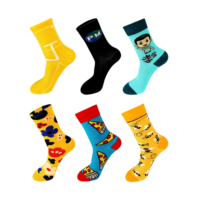 

HEPOLILO Fashion Colored Cotton High Quality Socks Manufacturer Stocking Socks