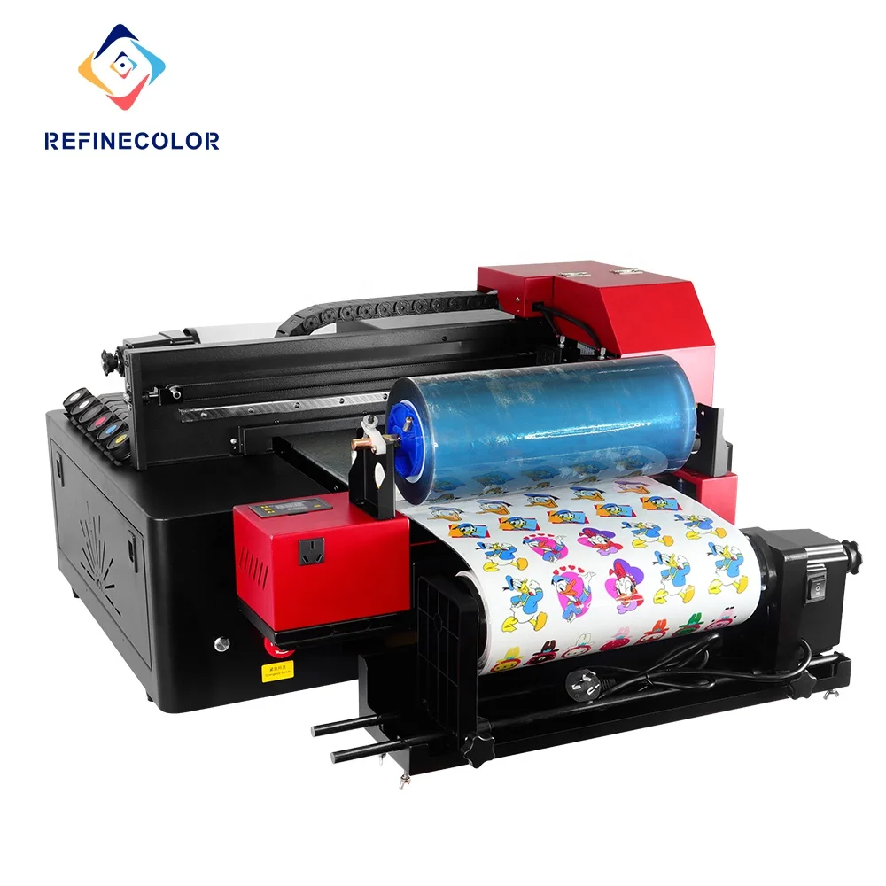 

2023 New Arrival UV DTF Printer 31cm A3 Roll To Roll Logo UV Printer For Making UV Transfer Sticker For Industry