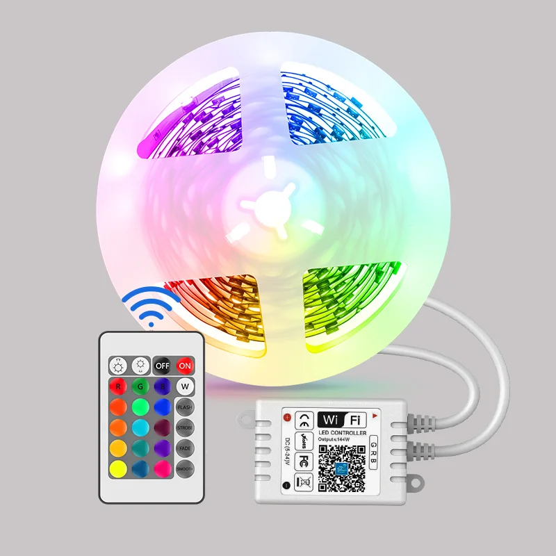 Atmosphere Wifi Led Strip Light Driver 12V RGB Voice Control Christmas Led Light Strip with Google Alexa