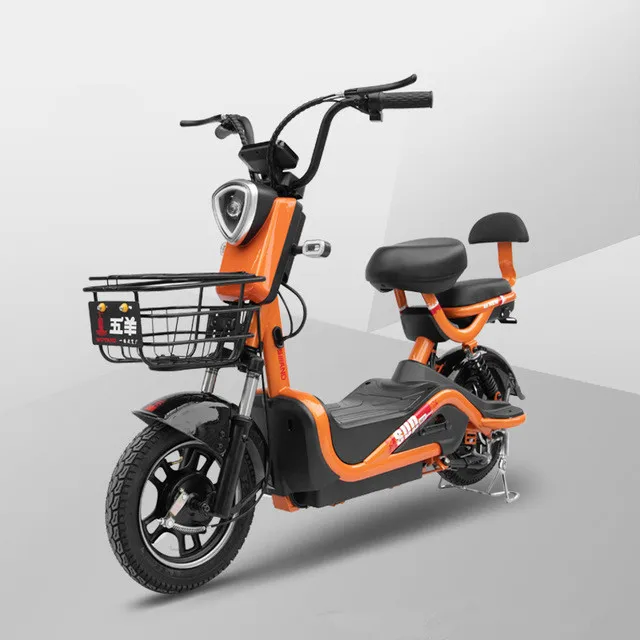 48v 12a新款廉价电动自行车,带转向信号灯350w电动自行车踏板辅助电动