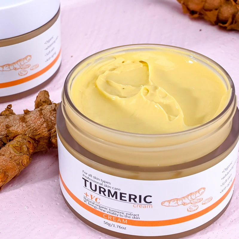 

LVYUAN OEM private label 100% Natural Turmeric Lotion Turmeric Serum Skin Whitening Cream Turmeric Skincare