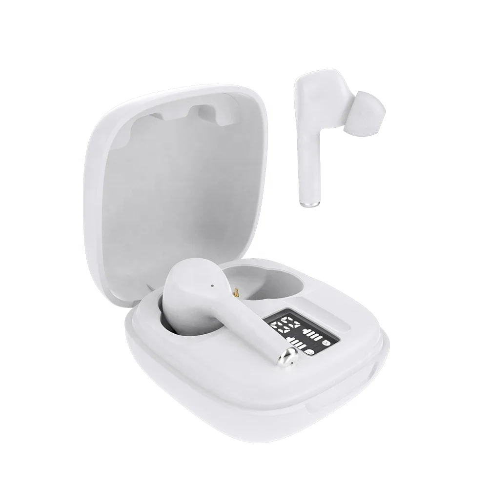 

New TWS Mini Headsets Stereo Sports Sound Earbuds LED Display with Charging Case Waterproof Wireless Earphone Headphones