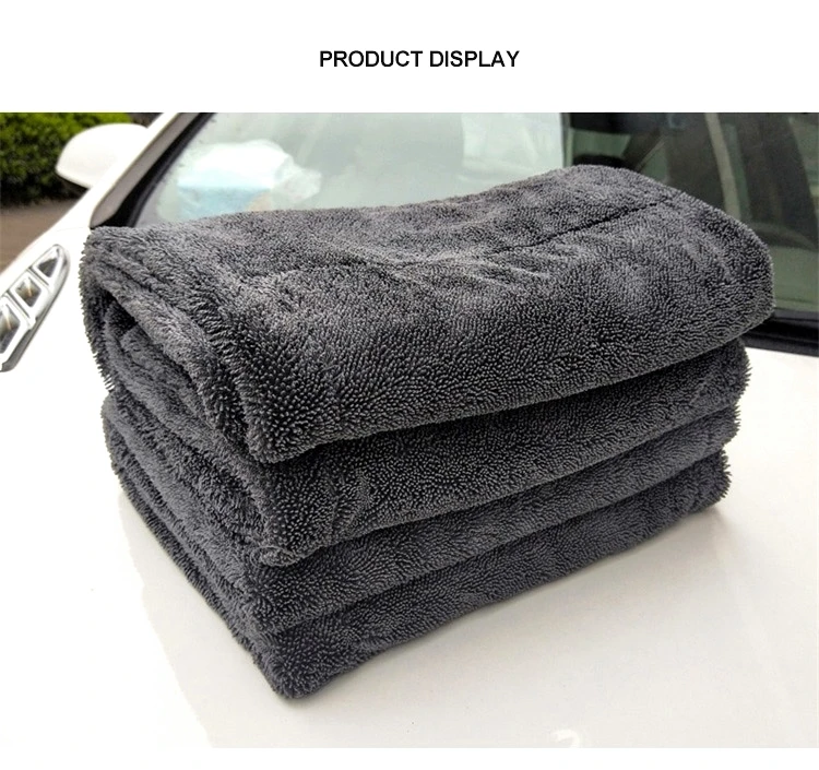 

High quality 1400gsm car wash towel twisted loop microfiber car drying towel micro fiber towel for car