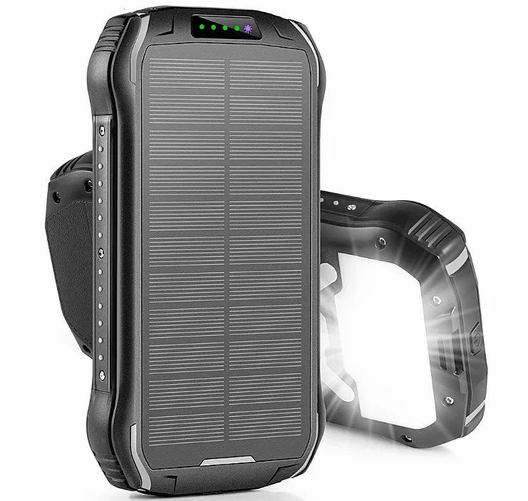 

Fast Charging IP66 Water Resistance 3A Type-C Input Solar Power Bank