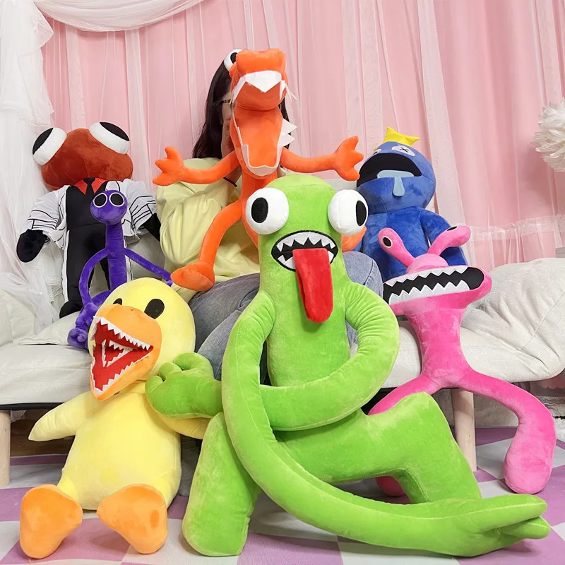 

Rainbow Friends Ro-blox Plush Toy Cartoon Game Character Doll Kawaii Blue Monster Soft Stuffed Animal Christmas Gift