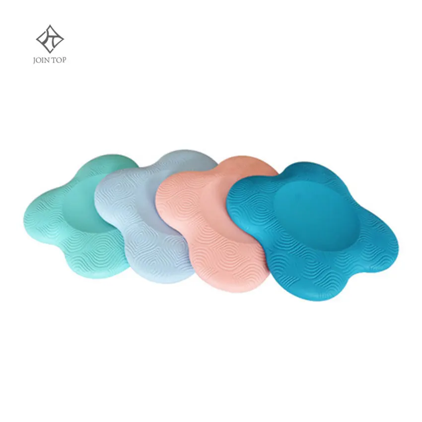 

T-King Customized Factory Pu yoga cushion tactical Yoga Knee Pad, Rose, light blue, light green, peach, blue