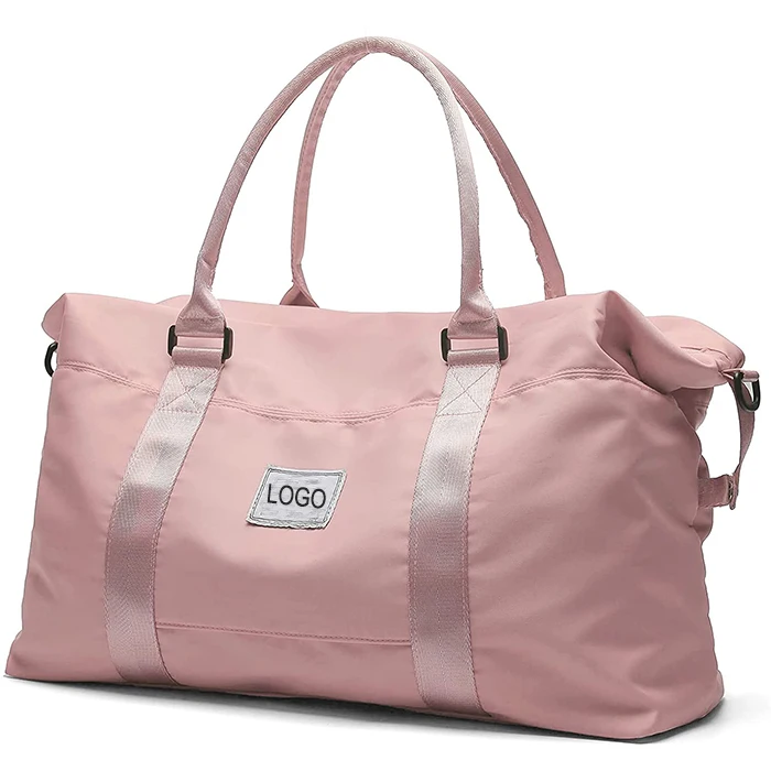 

YBN RTS Pink Oxford material Travel Duffel Bag Sports tote Gym bag for women