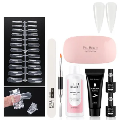 

Factory Price 9 Different Colors 15ml Poly Gel UV Gel Kit, 9 colors