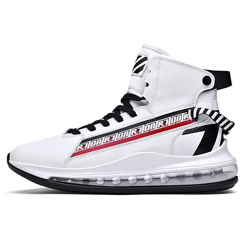 

New Designer Custom Logo Mens Sneakers Manufacturer 2021 Air Cushion Basketball Shoes Sport Shoes For Men, White,black