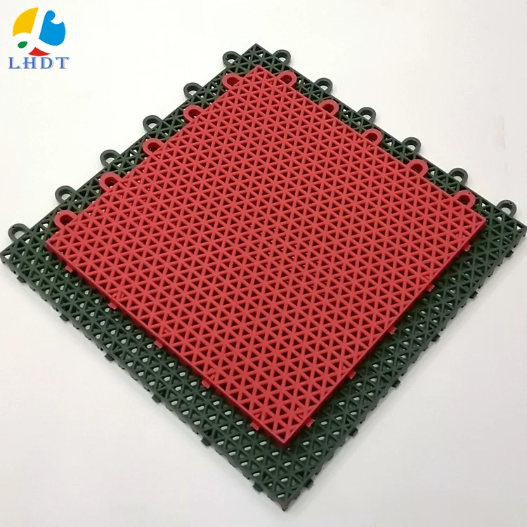 

Quick installation outdoor PP Tiles Modified pp flexible material Sport Flooring