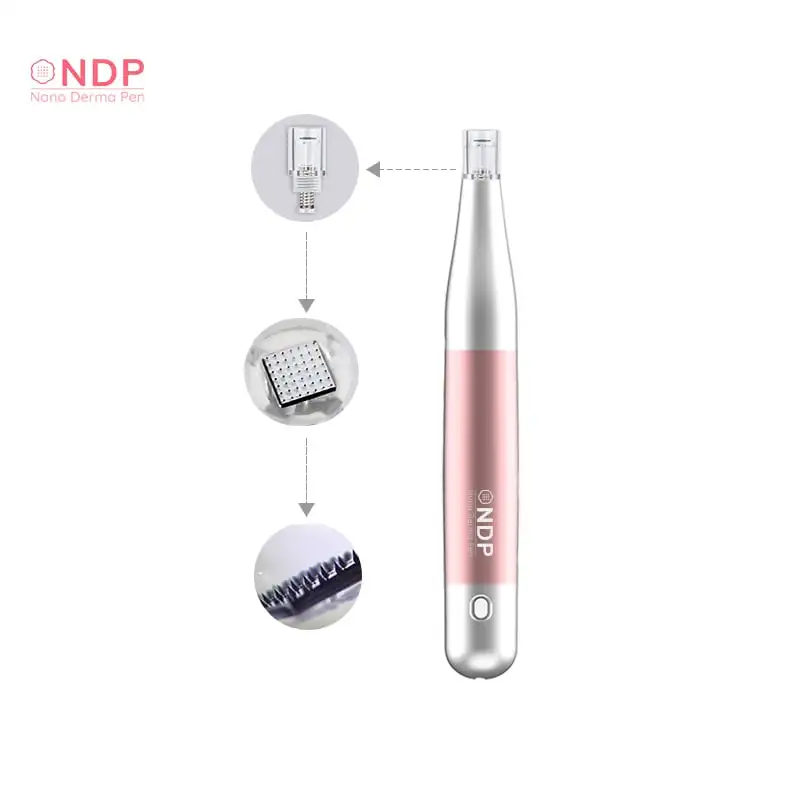

Professional Micro Needle MTS Silicon Chip Mseotherapy Light Therapy Electric Derma Pen Nano