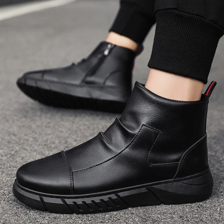 

New design factory man winter shoes casual British fashion men boots