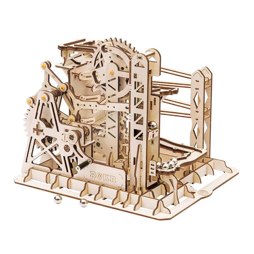 

Robotime Rokr 2022 Assemble Toys LG503 Marble Run Wood Jigsaw 3D Diy Stress Relief Wooden Puzzle for Dropshipping
