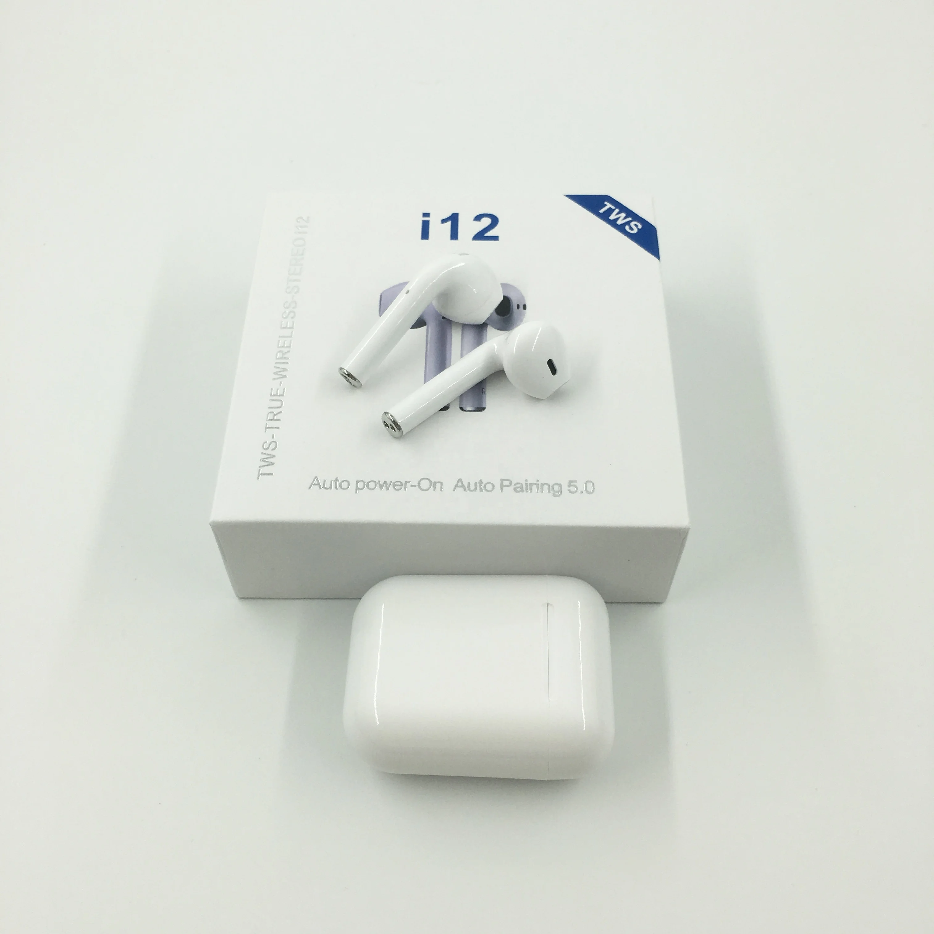 i12 TWS  Bluetooth Earphone Wireless Bluetooth Earpiece TWS Headphone Headset Earphone