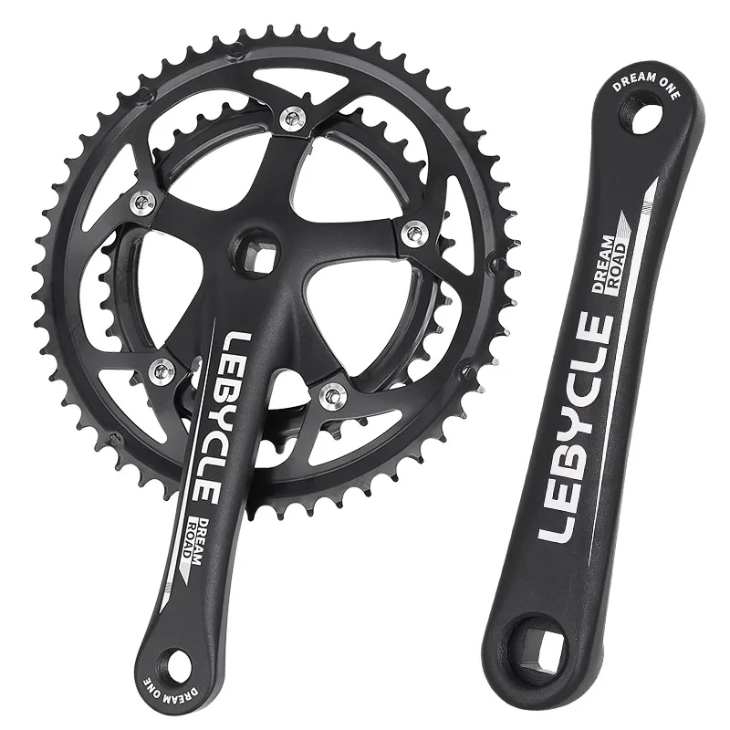 

Lebycle Bike Crankset 130BCD Narrow Wide 39/53T Chainwheel bicycle chain wheel sprockets 170mm road cycling sprockets