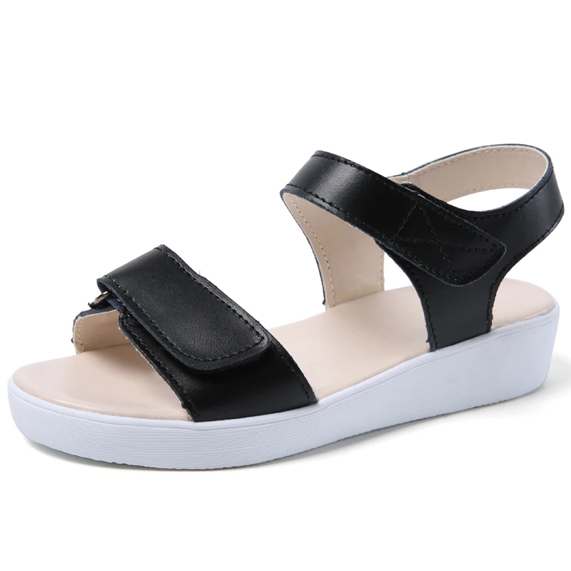 

New design outdoor summer beach flat slides platform sandals shoes ladies women sandals, Optional