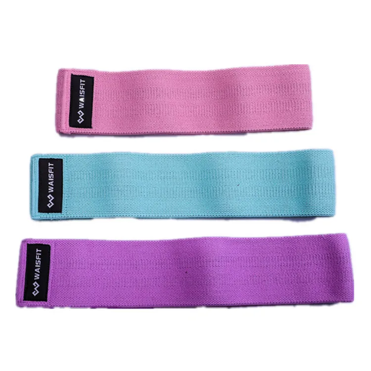 

Eco friendly gradient stretch elastic resistance set band loop for Men and Women