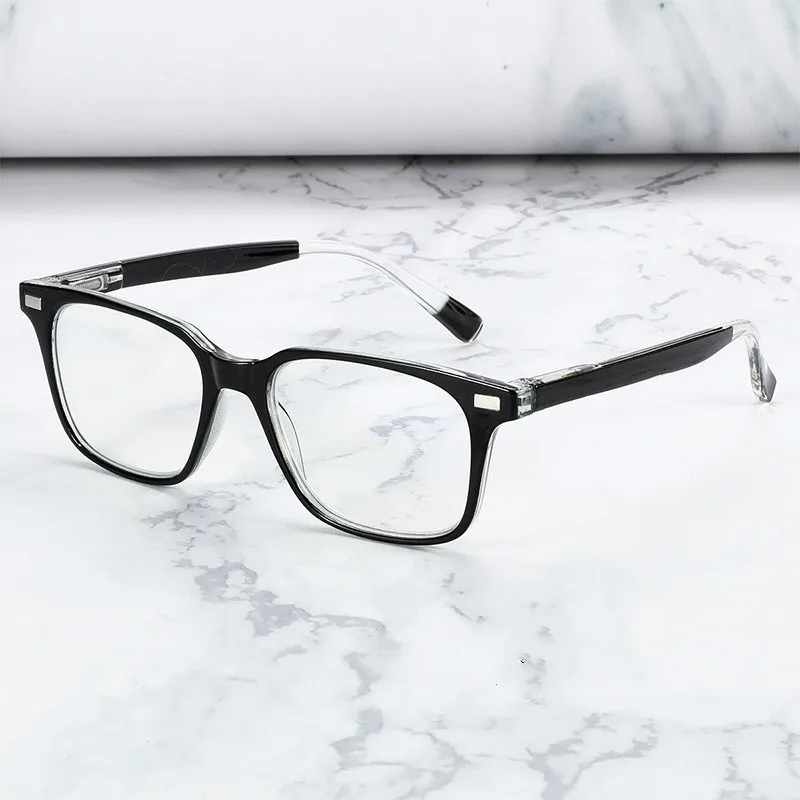 

Square Anti Blue Light Glasses Retro Gaming Computer Optical Glasses for Men Women