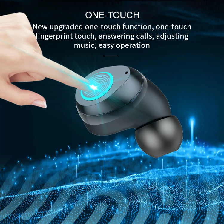 TWS Earbuds Power LED Display Mini Touch Earphone Good Quality - ANKUX.COM