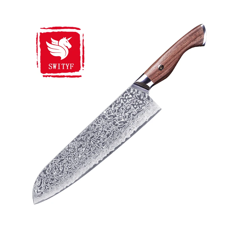 

Japanese Santoku Knife Carbon Steel Knife Set Damascus Steel Santoku Knife