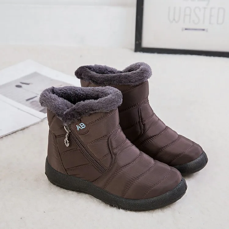 

BAIRUILUN Latest Design Women Snow Boots Waterproof Thickening Keep Warm Comfy Ankle Boots