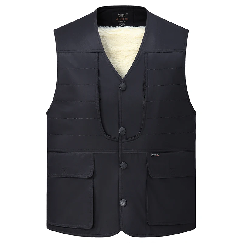 

Factory Direct Supply Casual Wool Puff For Men Warm Vest