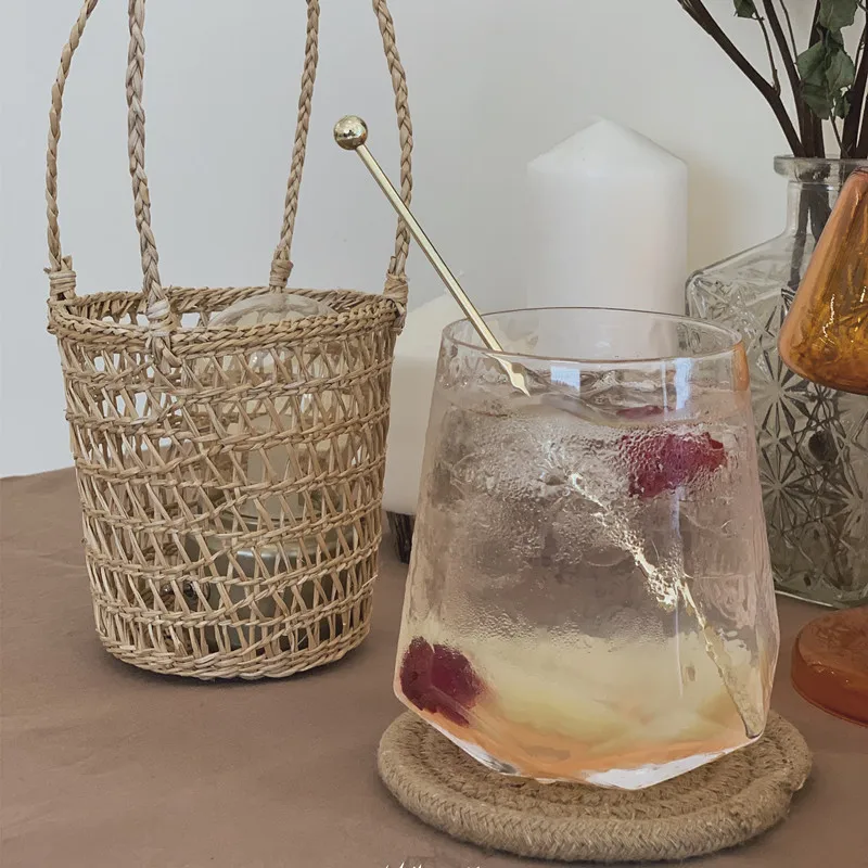 

Irregular Juice Drink Cup Household Transparent Water Cup