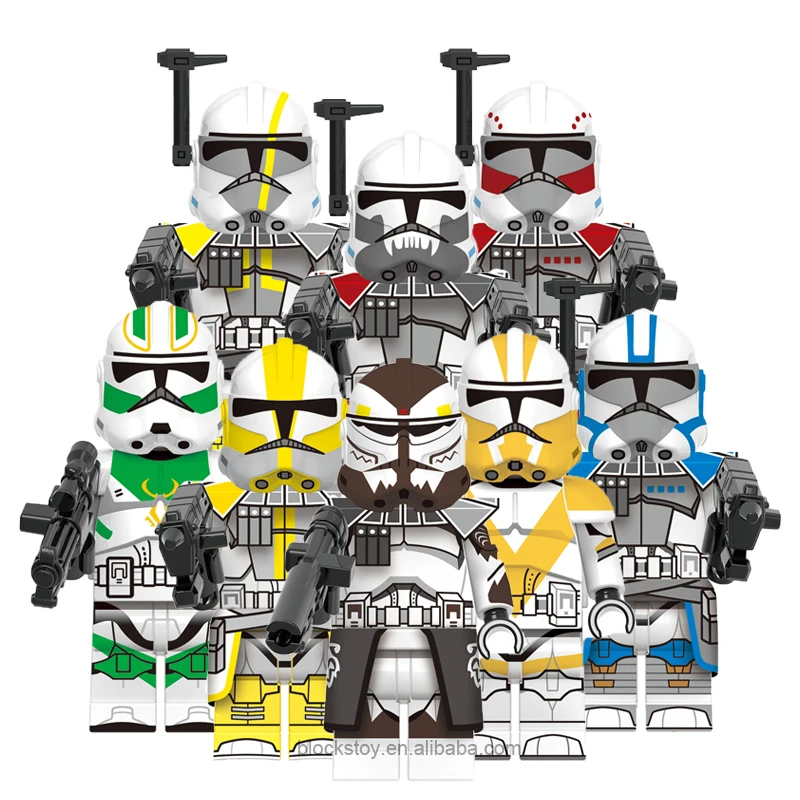 

X0333 SW Series ARC Commander Blitz Horn Company Clone Trooper Wars Mini Building Block Bricks Figure Collection Toy Juguete