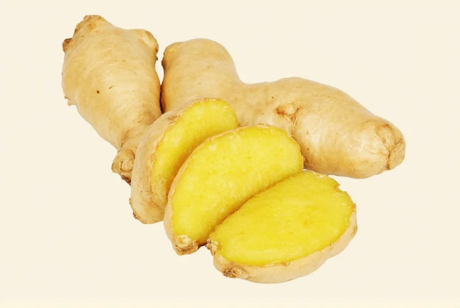 Ginger tea preparation with fresh ingredients
