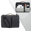 15-15.6 Inch Laptop Case With Strap Black Portable Briefcase Multi-Functional Nylon Laptop Shoulder Bag Computer Case
