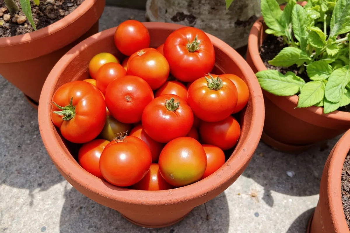 can you plant tomatoes in a pot