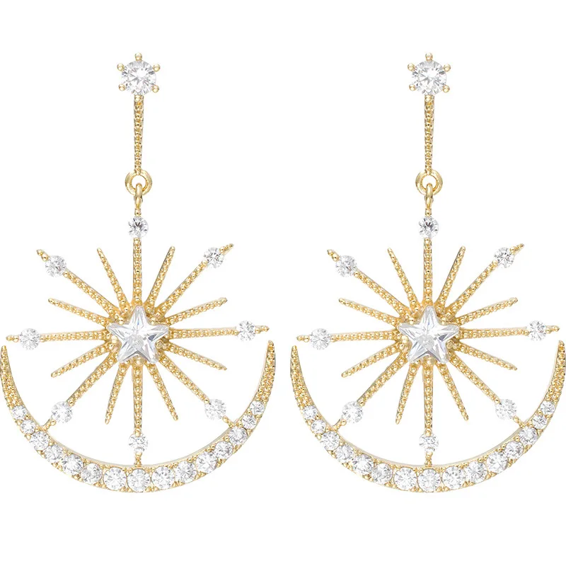 

American Palace Retro Hollow Love Fashion Atmosphere Showing Face Thin Long Earrings Wholesale New Earrings For Women, Multi-colors