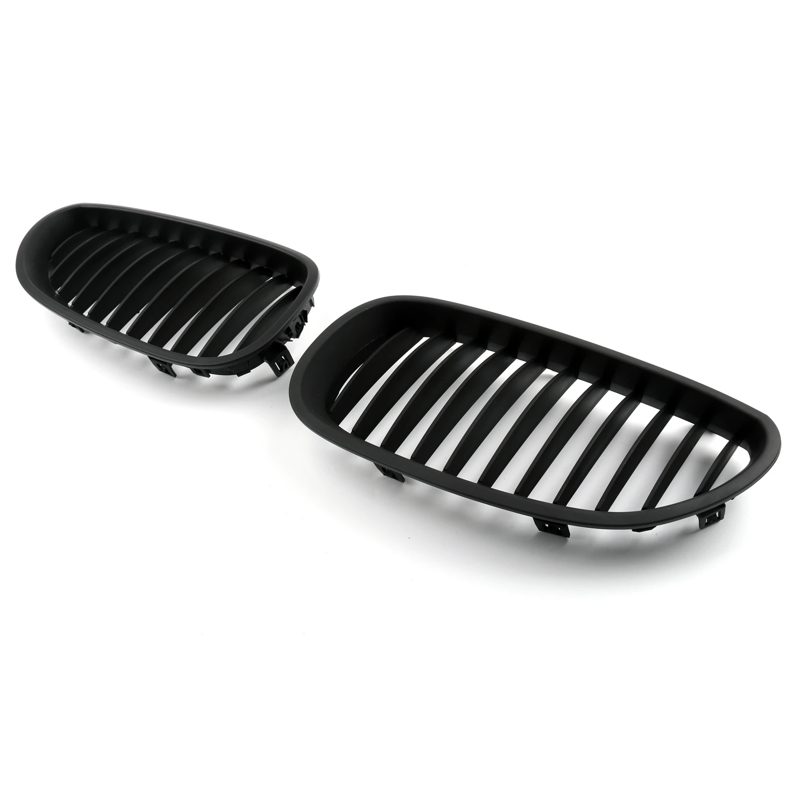 

Areyourshop Matt Black Front Grille/Front Kidney Grill For BMW E60 E61 5 Series 2003 2004 2005 2006 2007 2008 2009 2010
