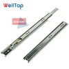 Welltop hardware 45mm 10-24 inch 3-fold full extension table drawer slide VT-15.005