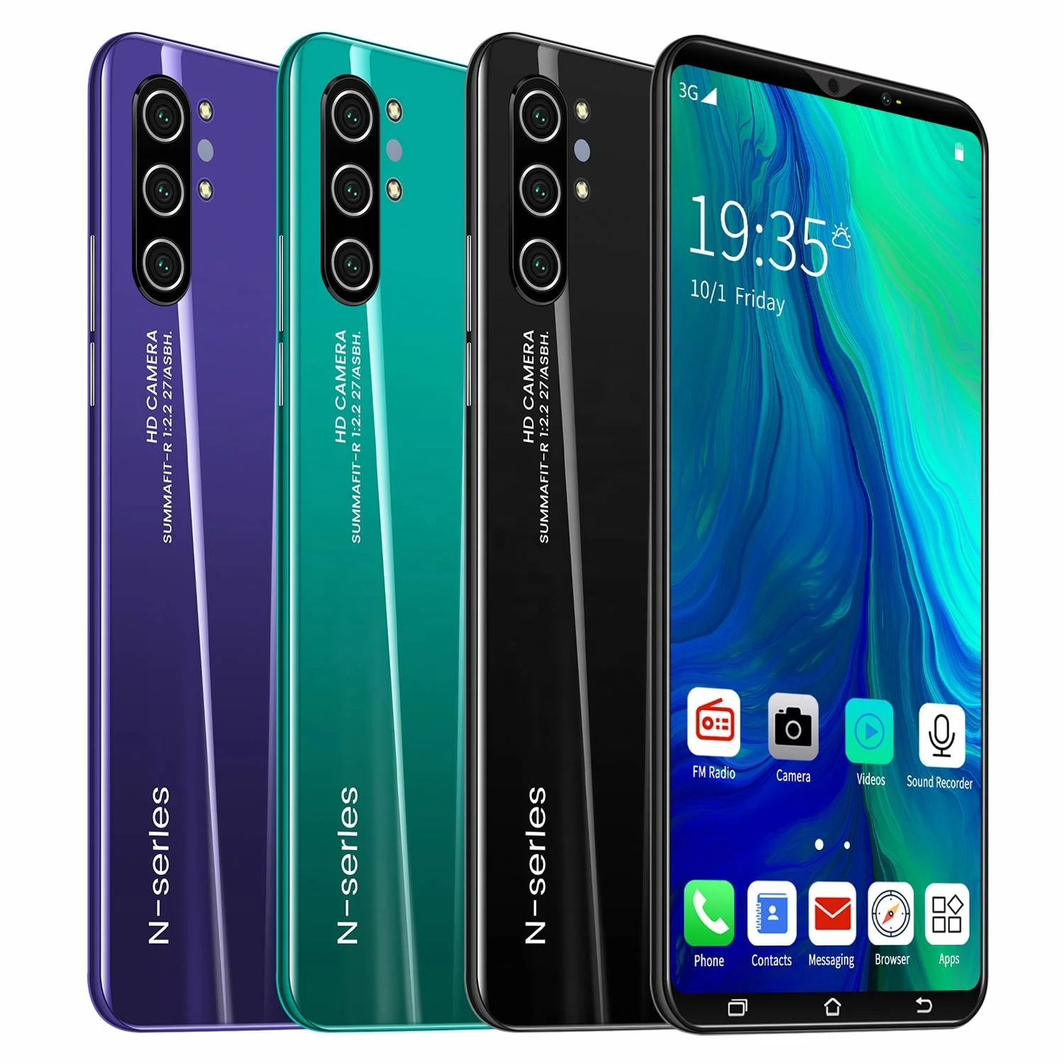 

NOTE10 6.3 Inch HD Screen Smartphone 4GB+64GB Android Cellphone Dual SIM Mobile Phone Cell Smart Phones