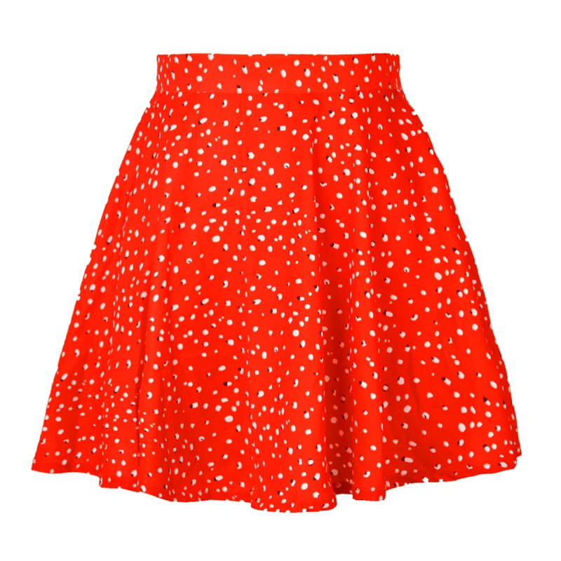 

Summer Women New Floral Print Skirt Ladies High Waist Mini Chiffon Short Skirt