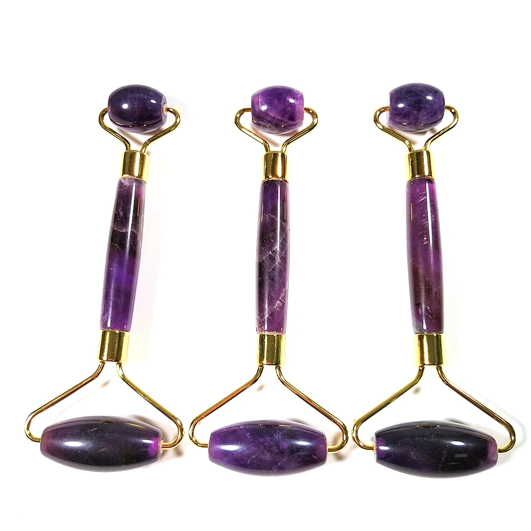 

Anti-Aging cyrstal face roller Massage Amethyst Face Eyes Massage Anti Aging wholesale for wedding decoration gifts