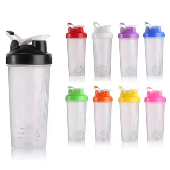 

BPA free Cheap price custom logo plastic water bottle sports drink protein shaker bottle